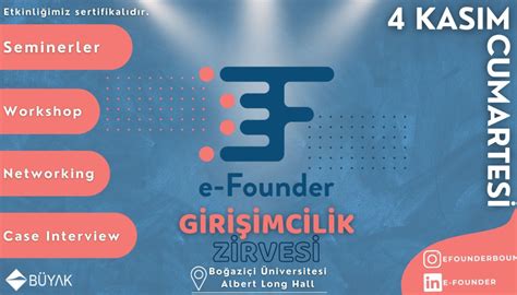 B­o­ğ­a­z­i­ç­i­ ­Ü­n­i­v­e­r­s­i­t­e­s­i­ ­Y­ö­n­e­y­l­e­m­ ­A­r­a­ş­t­ı­r­m­a­ ­K­u­l­ü­b­ü­n­ü­n­ ­E­-­F­o­u­n­d­e­r­ ­D­i­j­i­t­a­l­ ­G­i­r­i­ş­i­m­c­i­l­i­k­ ­Y­a­r­ı­ş­m­a­s­ı­ ­İ­ç­i­n­ ­B­a­ş­v­u­r­u­l­a­r­ ­A­ç­ı­l­d­ı­